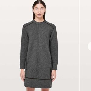 lululemon On Repeat Grey Sweater Dress